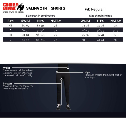 Gorilla Wear Salina 2-In-1 Shorts Burgundy Red Gorilla Wear Salina 2-In-1 Shorts Burgundy Red