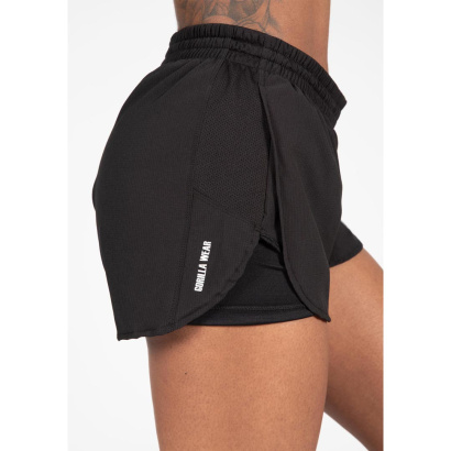 Gorilla Wear Salina 2-In-1 Shorts Black