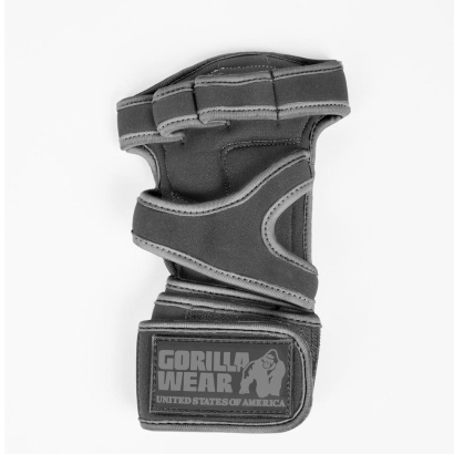 Gorilla Wear Yuma Weightlifting Workout Gloves Black/Grey Gorilla Wear Yuma Weightlifting Workout Gloves Black/Grey