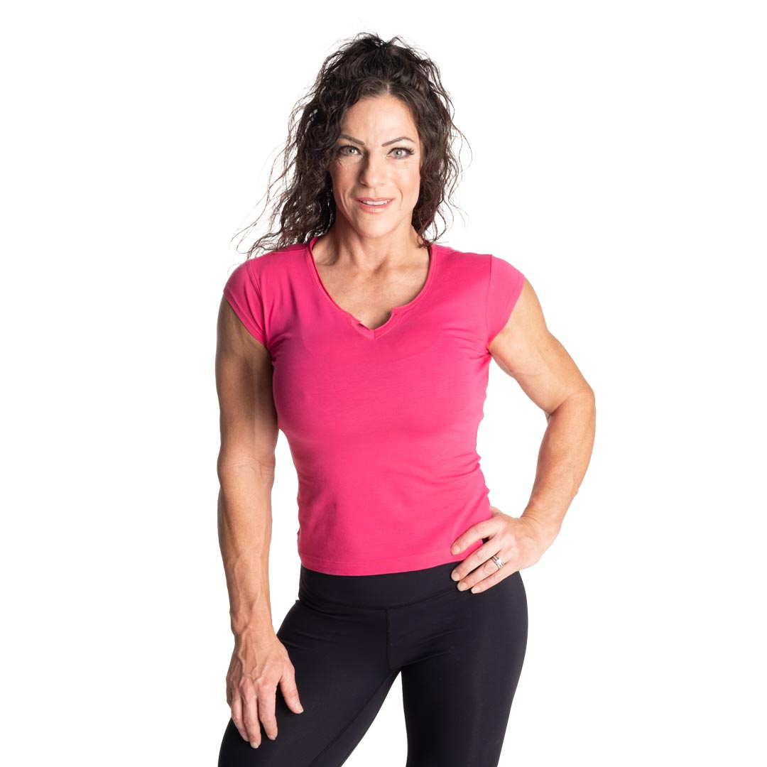 Better Bodies Raw Energy Tee Hot Pink i gruppen Träningskläder / T-shirt hos Proteinbolaget (PB-22031013)