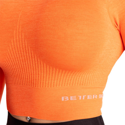 Better Bodies Rib Seamless Crop LS Sunset Melange Better Bodies Rib Seamless Crop LS Sunset Melange