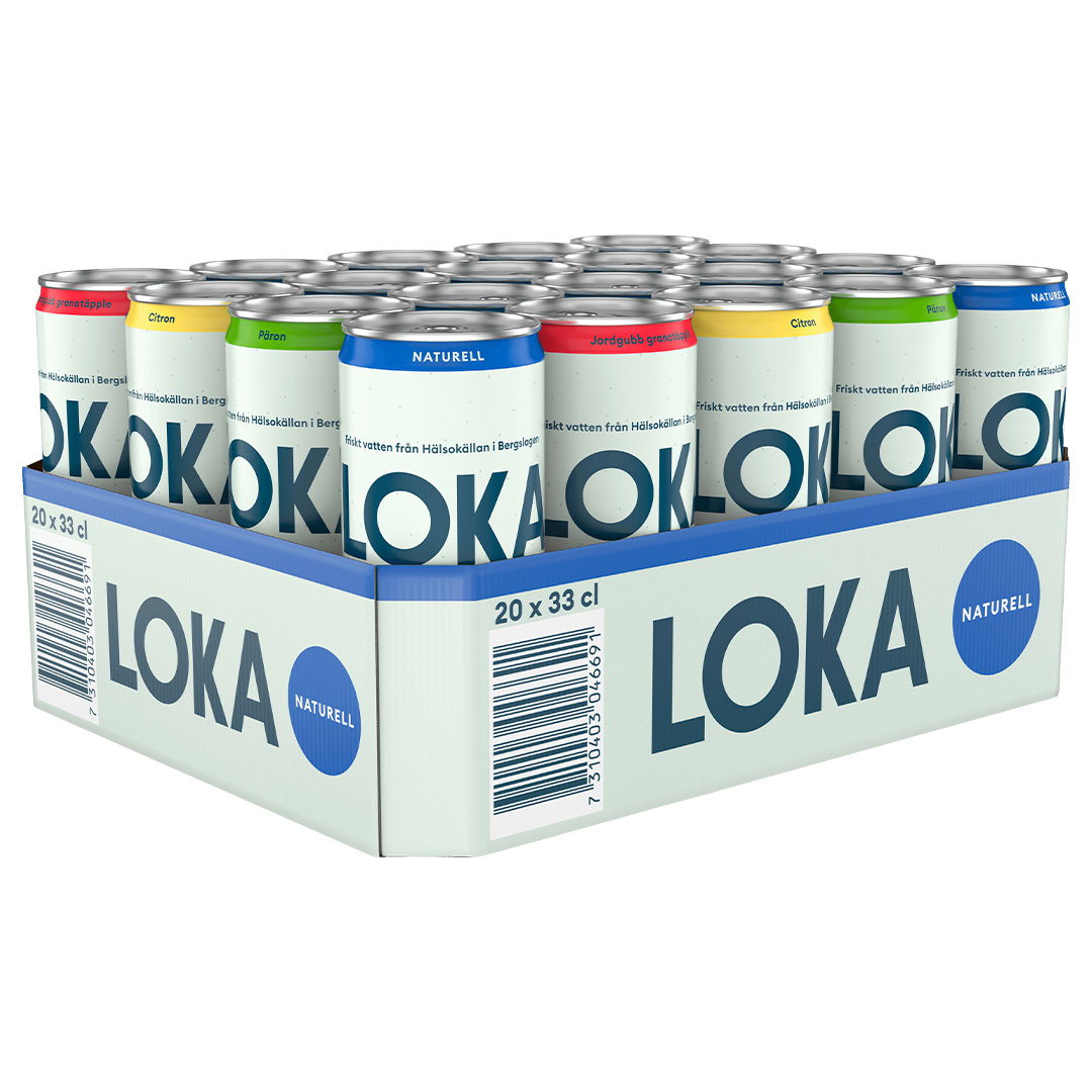 20 x LOKA 330 ml Mixflak i gruppen Drycker / Mineralvatten hos Proteinbolaget (PB-2204131)