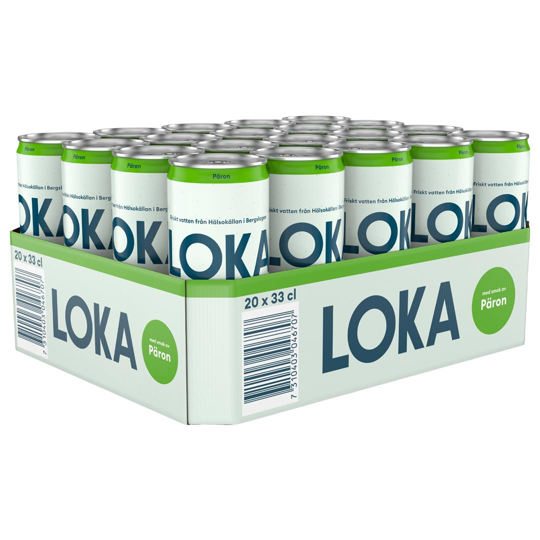 20 x LOKA 330 ml Päron i gruppen Drycker / Mineralvatten hos Proteinbolaget (PB-2204135)
