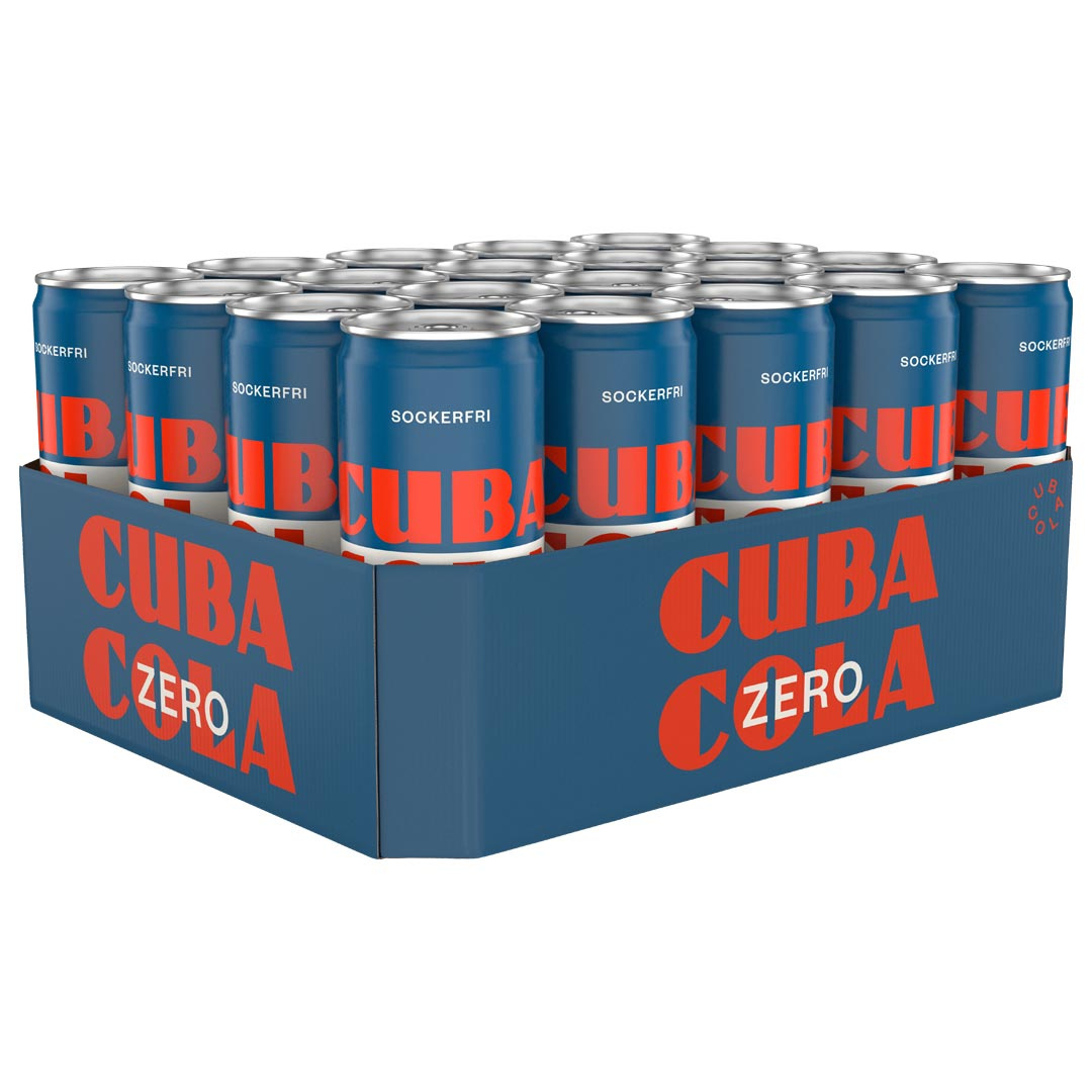 20 x Cuba Cola 330 ml Zero i gruppen Drycker / Sockerfri läsk hos Proteinbolaget (PB-2204137)
