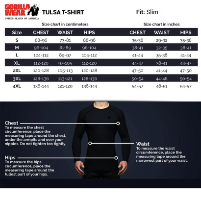 Gorilla Wear Tulsa T-Shirt Blue