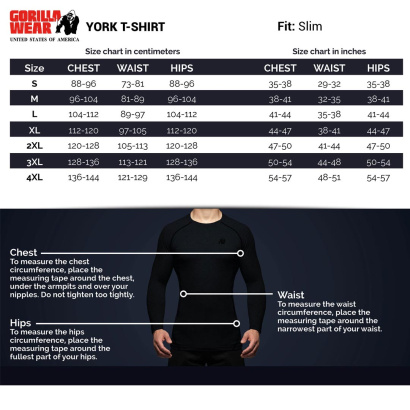 Gorilla Wear York T-Shirt Black Gorilla Wear York T-Shirt Black