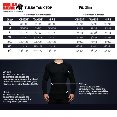 Gorilla Wear Tulsa Tank Top Blue