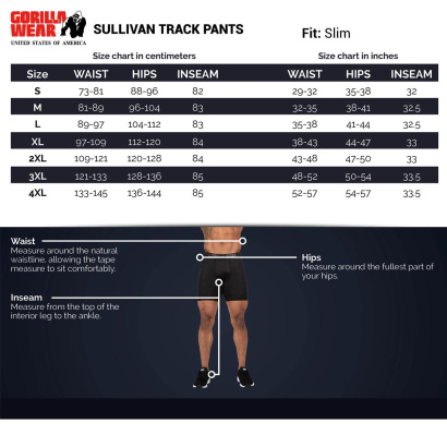 Gorilla Wear Sullivan Track Pants Black