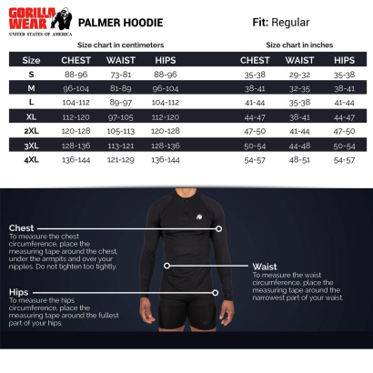 Gorilla Wear Palmer Hoodie Grey