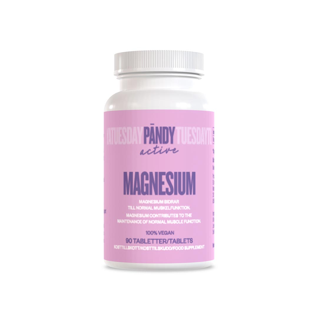 Pändy Magnesium 90 tabs i gruppen Kosttillskott / Mineraler / Magnesium hos Proteinbolaget (PB-2206096)