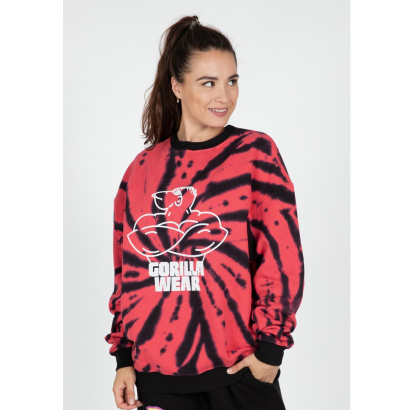 Gorilla Wear Legacy Oversized Sweatshirt Red/Black Gorilla Wear Legacy Oversized Sweatshirt Red/Black