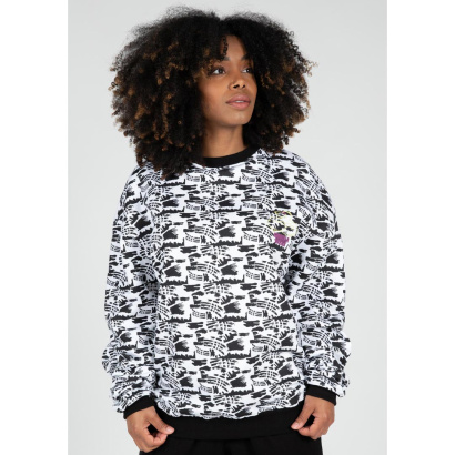 Gorilla Wear Legacy Oversized Sweatshirt White/Black