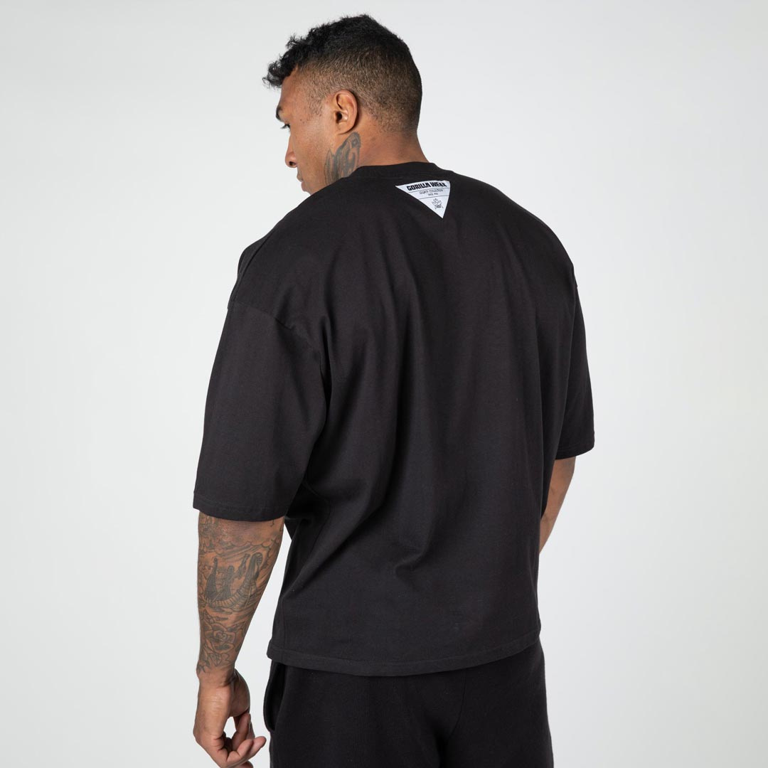 Saginaw Oversized T-Shirt - Black - 4XL Gorilla Wear