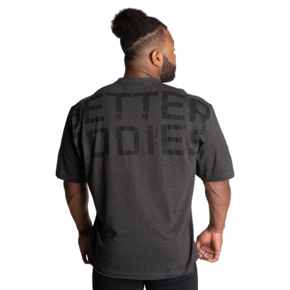 Better Bodies Union Iron Tee Dark Grey Melange