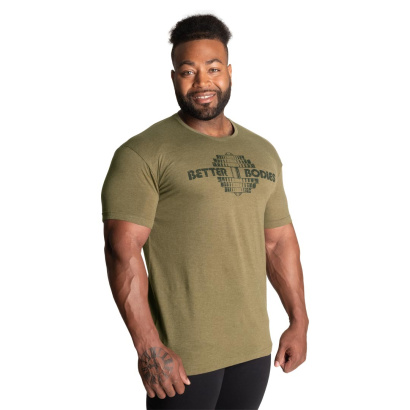 Better Bodies Recruit Tee Army Green Melange