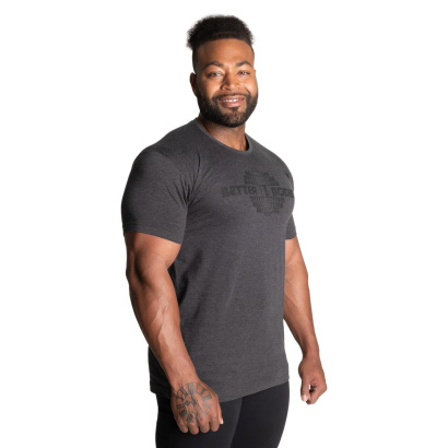 Better Bodies Recruit Tee Dark Grey Melange
