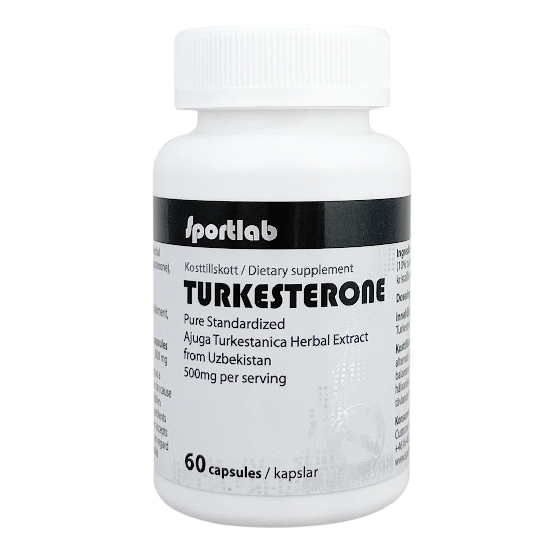 Sportlab Turkesterone 60 caps i gruppen Kosttillskott / Bygga muskler / Testosteronhöjare hos Proteinbolaget (PB-220830)
