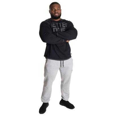 Better Bodies Stanton Sweatpants Light Grey Melange V2 Better Bodies Stanton Sweatpants Light Grey Melange V2