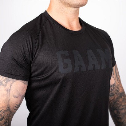 GAAM Pro Tech Logo Tee Black