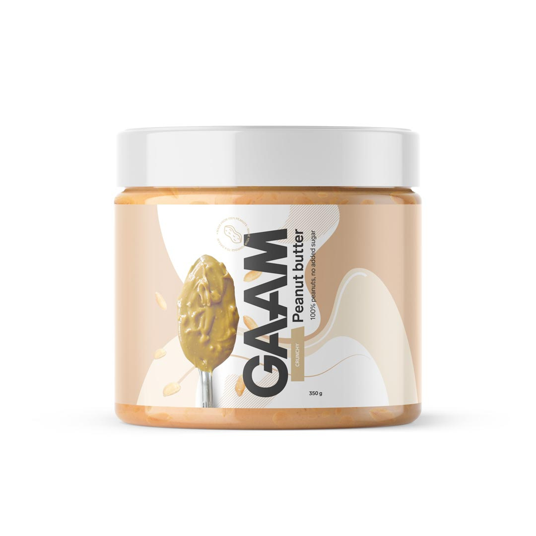 GAAM Peanut Butter 350 g i gruppen Livsmedel / Spreads / Jordnötssmör hos Proteinbolaget (PB-221119)