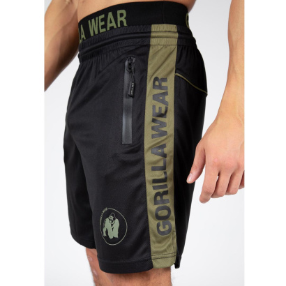 Gorilla Wear Atlanta Shorts black/green Gorilla Wear Atlanta Shorts black/green
