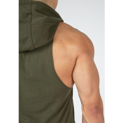 Gorilla Wear Rogers Hooded Tank Top army green