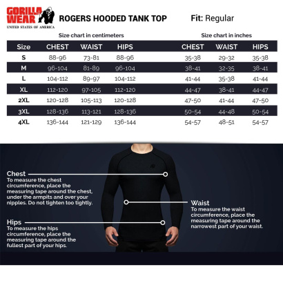 Gorilla Wear Rogers Hooded Tank Top grey melange