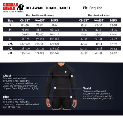 Gorilla Wear Delaware Track Jacket navy