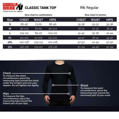 Gorilla Wear Classic Tank Top blue