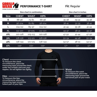 Gorilla Wear Performance T-Shirt black/grey Gorilla Wear Performance T-Shirt black/grey