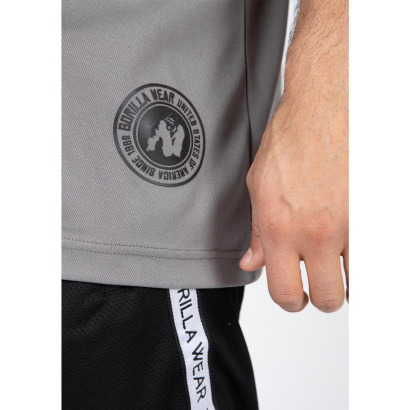 Gorilla Wear 82 Baseball Jersey Grey Gorilla Wear 82 Baseball Jersey Grey