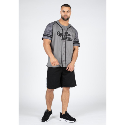 Gorilla Wear 82 Baseball Jersey Grey Gorilla Wear 82 Baseball Jersey Grey