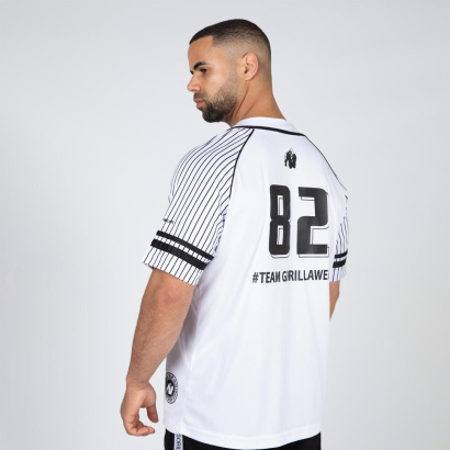 Gorilla Wear 82 Baseball Jersey White