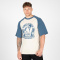 Gorilla Wear Logan Oversized T-Shirt beige/blue