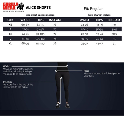 Gorilla Wear Alice Shorts grey