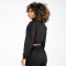 Gorilla Wear Ocala Cropped Half-Zip Sweatshirt black