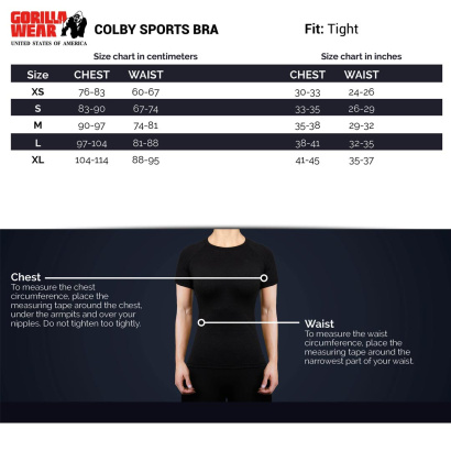 Gorilla Wear Colby Sports Bra grey/pink