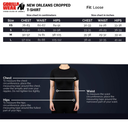 Gorilla Wear New Orleans Cropped T-Shirt black Gorilla Wear New Orleans Cropped T-Shirt black