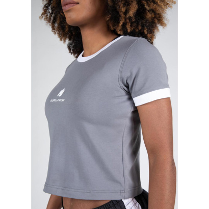 Gorilla Wear New Orleans Cropped T-Shirt grey