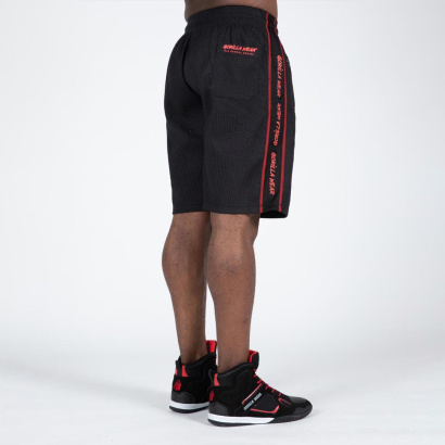 Gorilla Wear Buffalo Old School Workout Shorts black/red Gorilla Wear Buffalo Old School Workout Shorts black/red