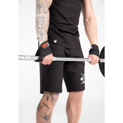 Gorilla Wear Figure 8 Lifting Straps Black