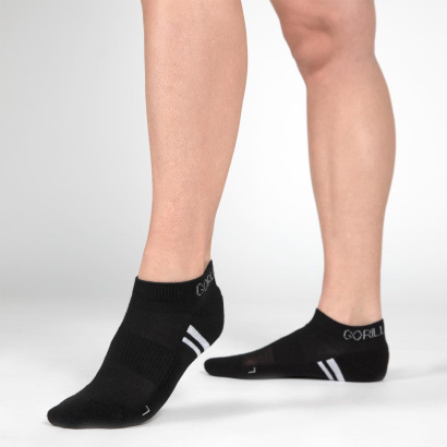 Gorilla Wear Quarter Socks 2-Pack Black Gorilla Wear Quarter Socks 2-Pack Black