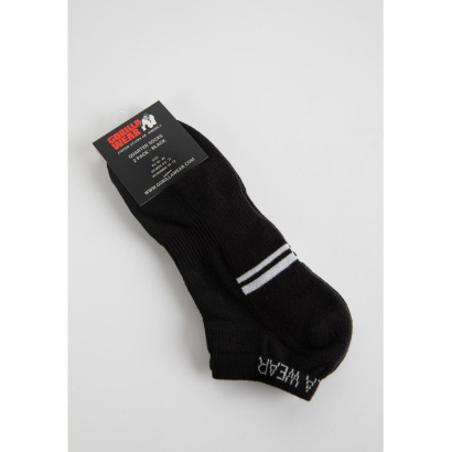 Gorilla Wear Quarter Socks 2-Pack Black Gorilla Wear Quarter Socks 2-Pack Black