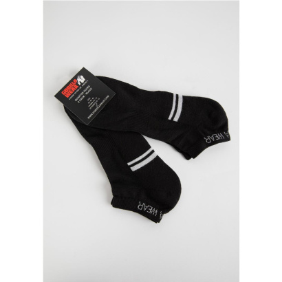 Gorilla Wear Quarter Socks 2-Pack Black Gorilla Wear Quarter Socks 2-Pack Black