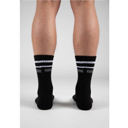 Gorilla Wear Crew Socks 2-Pack Black
