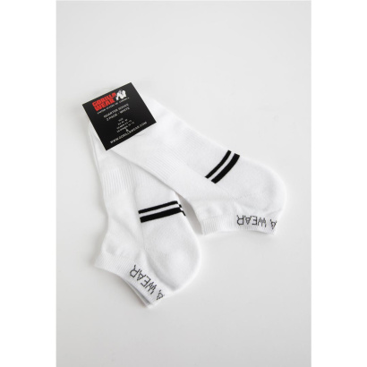 Gorilla Wear Quarter Socks 2-Pack White