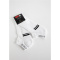 Gorilla Wear Quarter Socks 2-Pack White