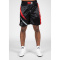 Gorilla Wear Hornell Boxing Shorts Black/Red
