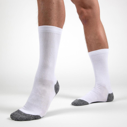 Gorilla Wear Performance Crew Socks White Gorilla Wear Performance Crew Socks White