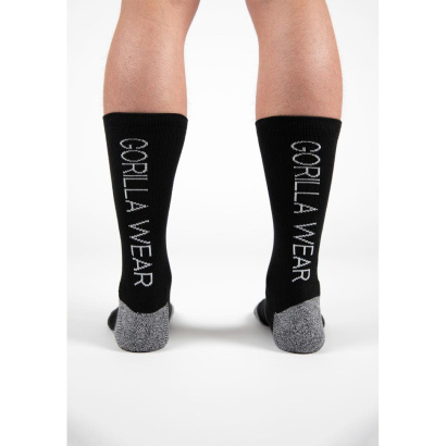 Gorilla Wear Performance Crew Socks Black Gorilla Wear Performance Crew Socks Black